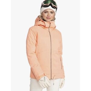 Roxy Dryflight 10K Ski Jacket Women's Medium Peach  Hooded Waterproof Insulated